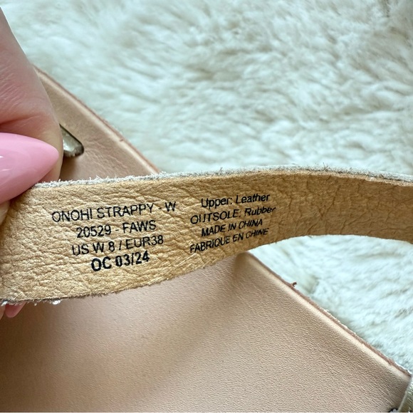 NEW!!! OluKai women leather platform sandals size 38 EU Retail 120$ - Picture 5 of 6